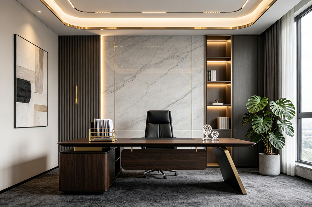 公司副总监独立办公室装修效果图