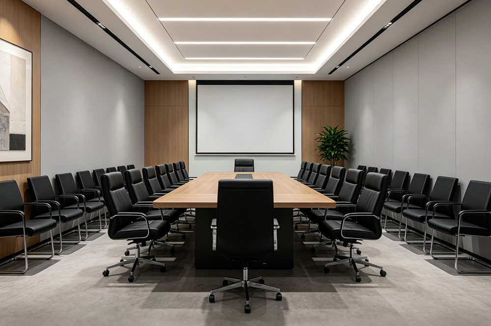 办公室30人会议间装修效果图
