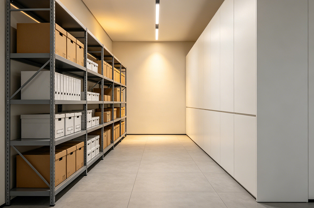 现代风格办公室仓库装修效果图