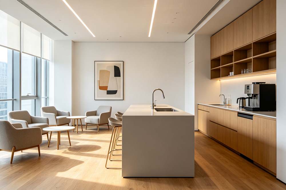 500平办公室茶水间装修效果图