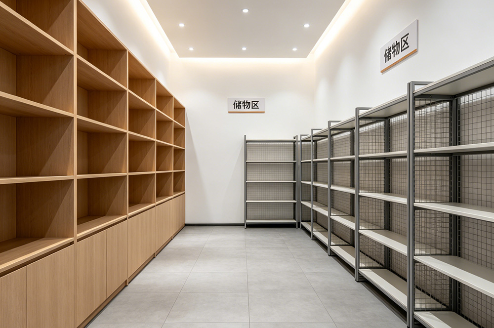 16平办公室储物间装修效果图