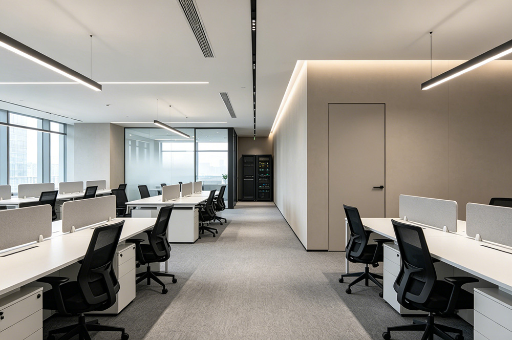 办公室开放式弱电机房装修效果图