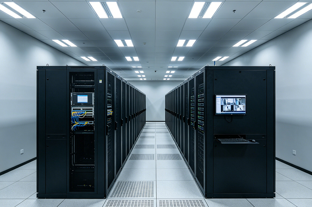 办公室服务器机房装修效果图