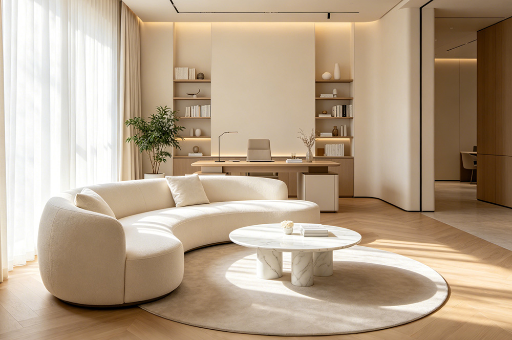 女老板办公室装修效果图