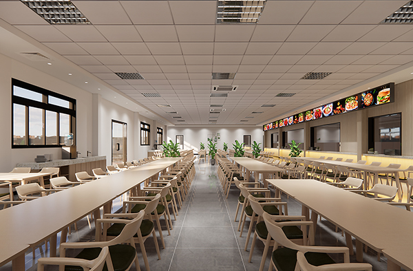 厂区食堂装修案例