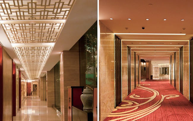 酒店走廊照明设计效果参考