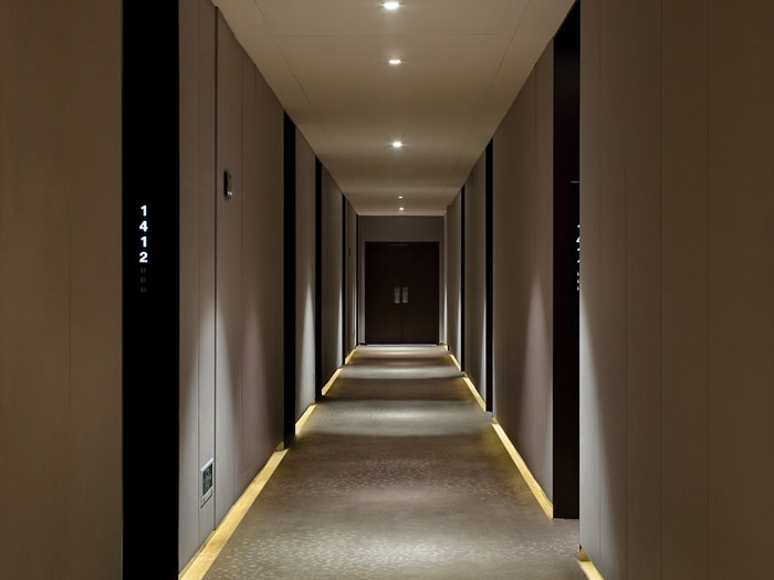 新中式酒店客房走廊