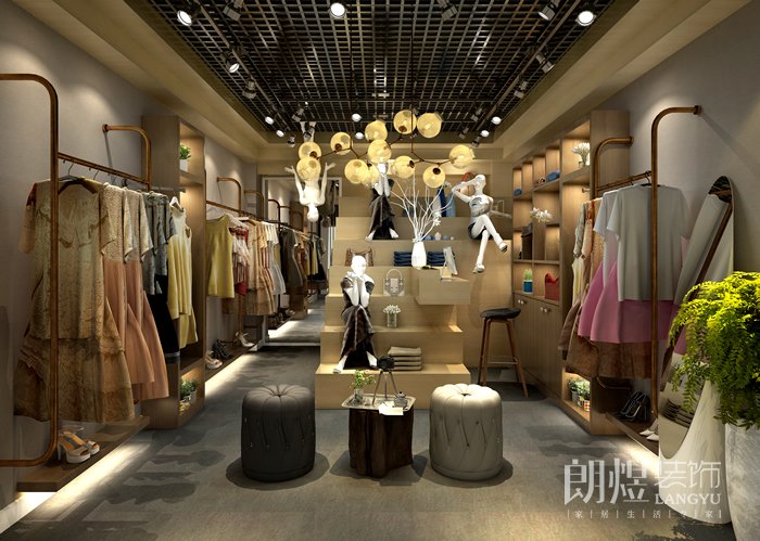女装店铺装修效果图门头（女装店铺装修效果图）-第1张图片-潮百科