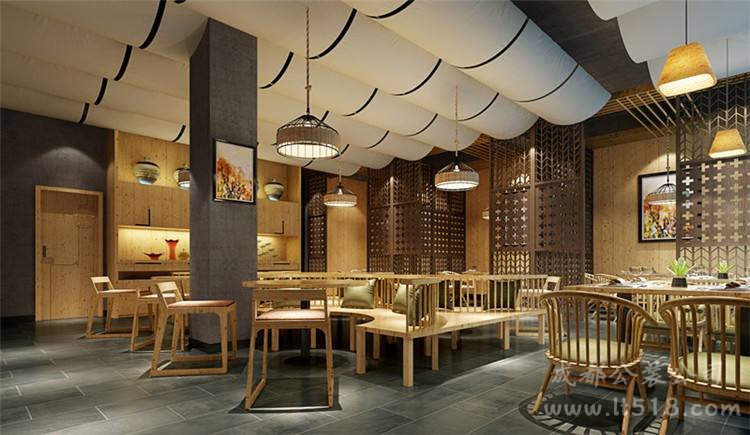 成都特色土菜馆餐厅装修效果图鉴赏