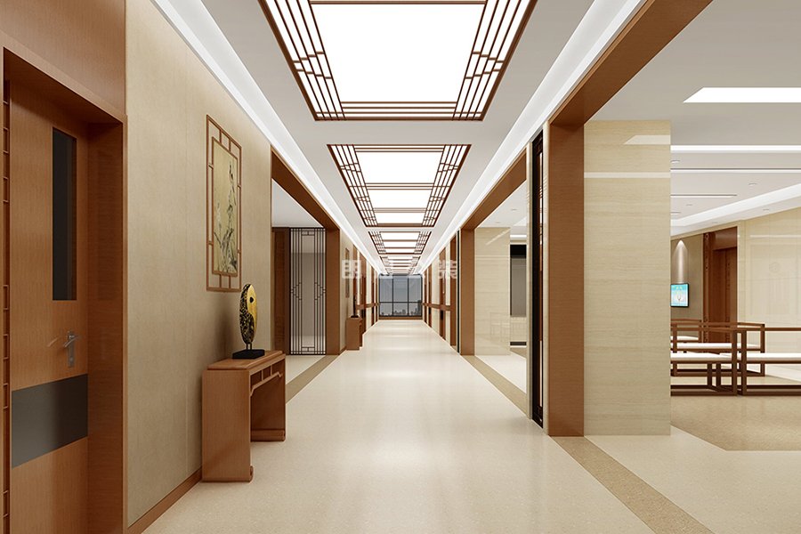 社区医院走廊设计效果图
