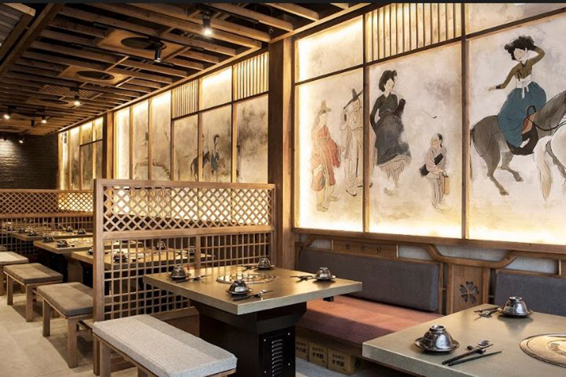 日式风格的餐厅装修装修效果图