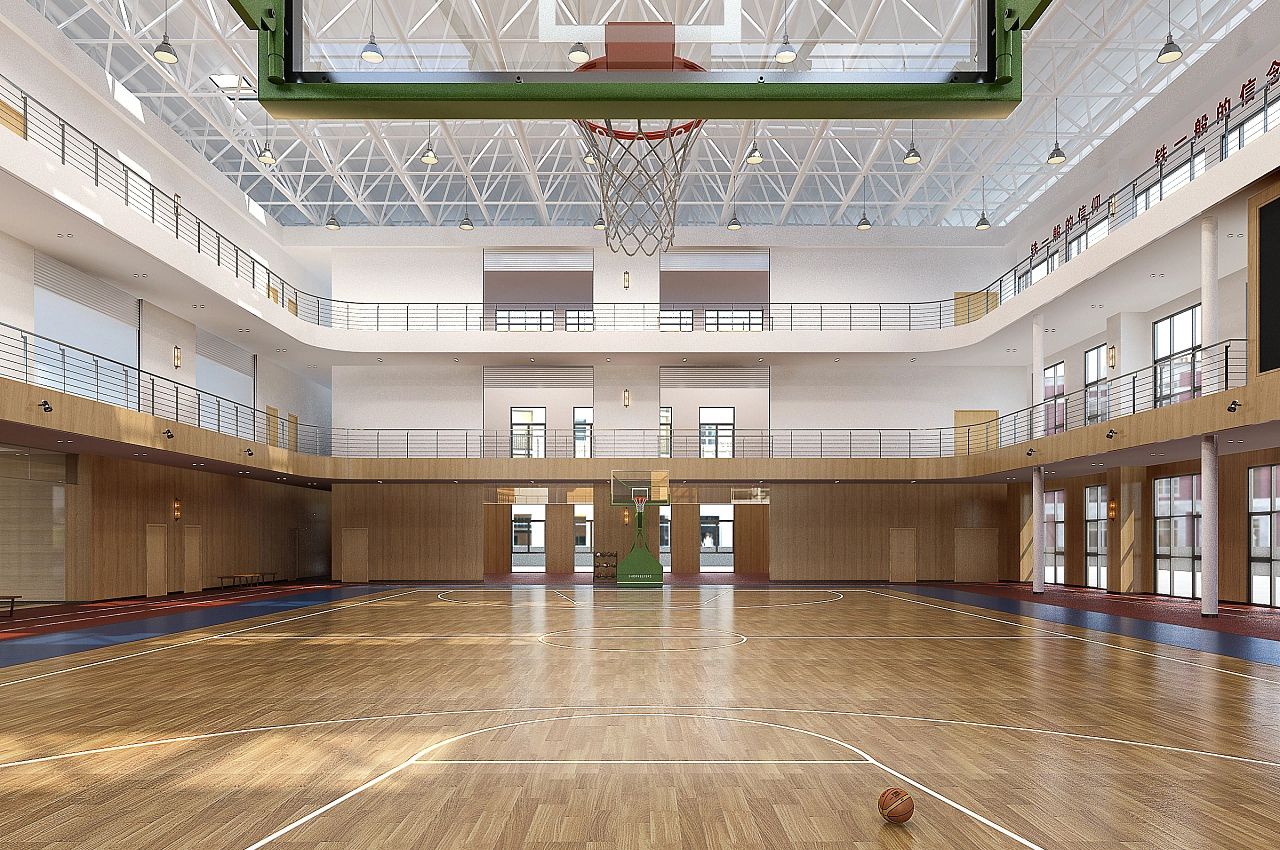 厂房装修篮球场效果图