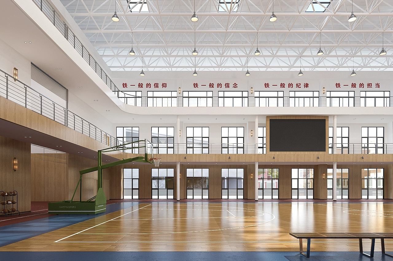 厂房篮球场装修效果图