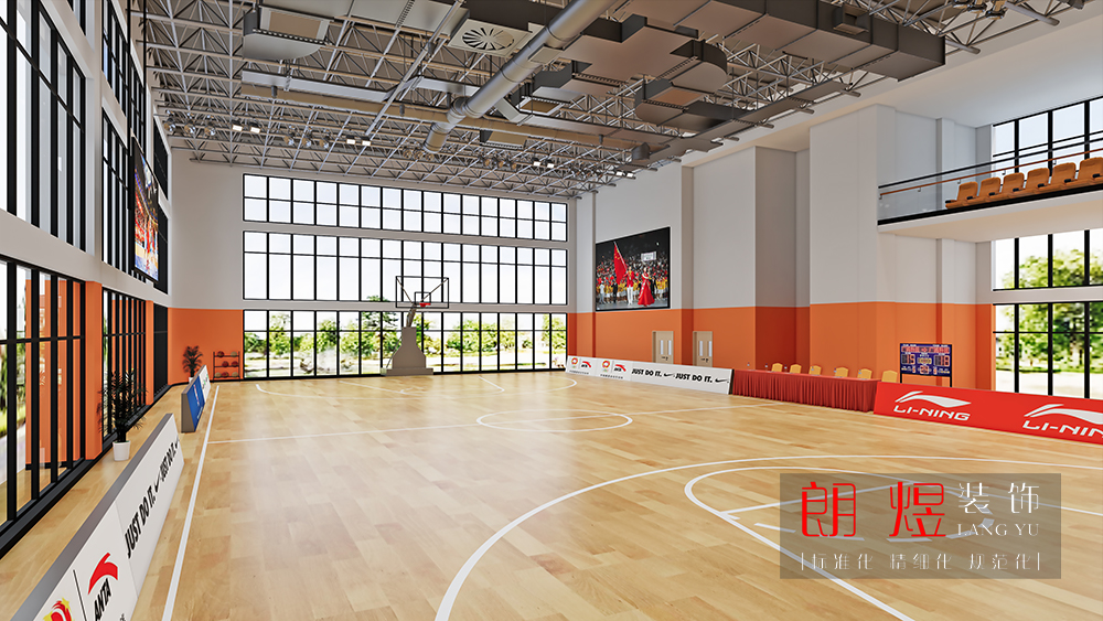 室内运动篮球场馆装修效果图五
