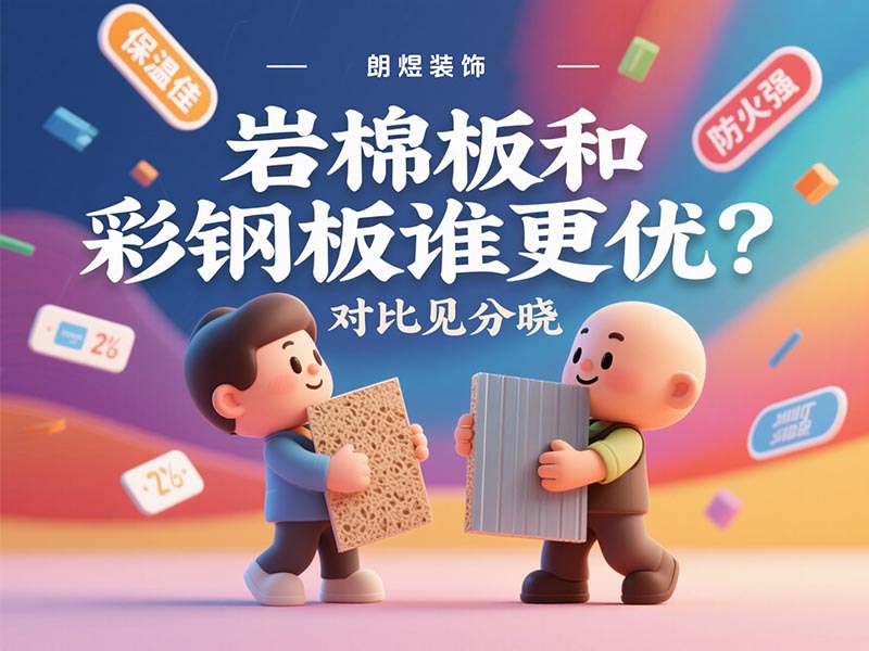 岩棉板和彩钢板性能对比