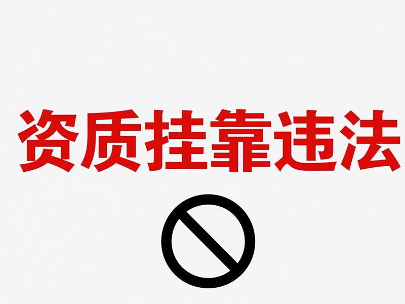 资质挂靠属于违法行为