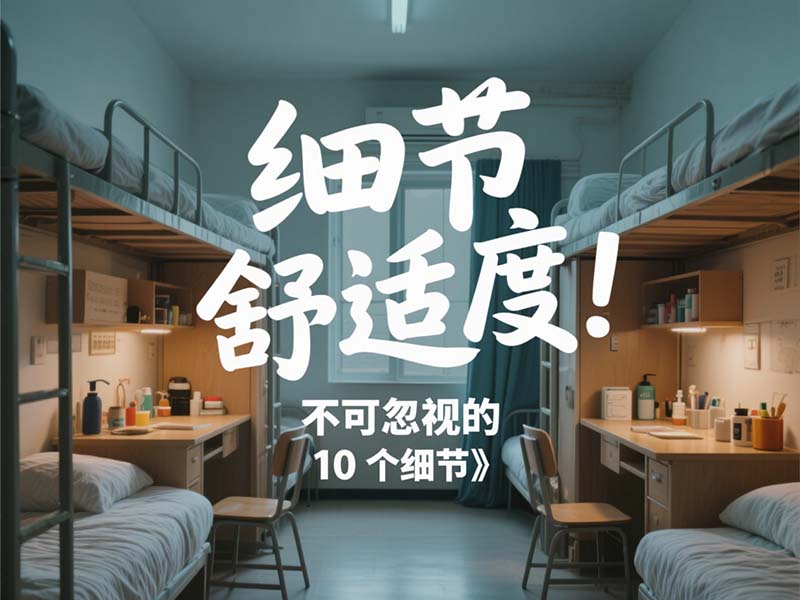 细节决定舒适度：不可忽视的 10 个细节​