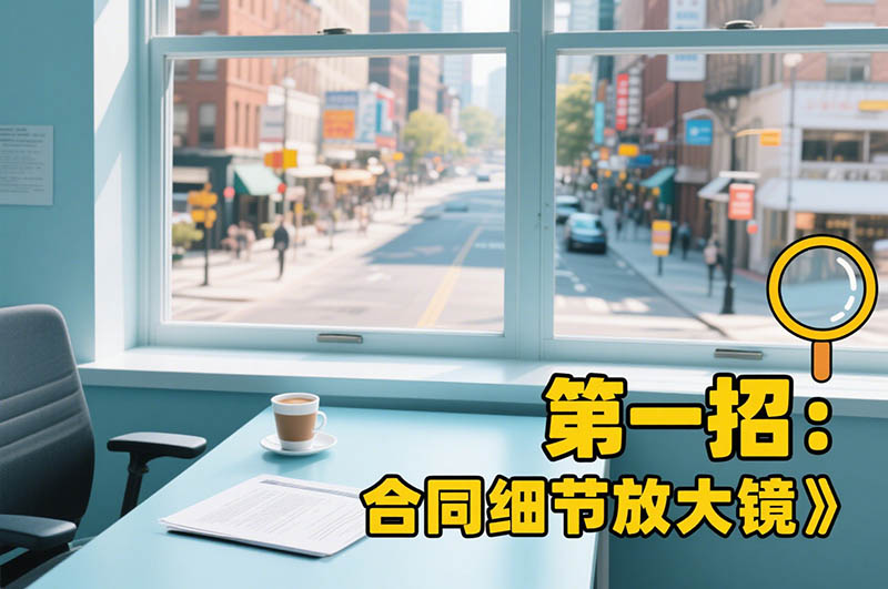 第一招：合同细节放大镜​