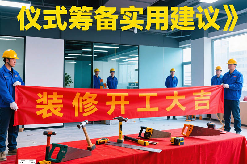 办公室装修仪式筹备建议