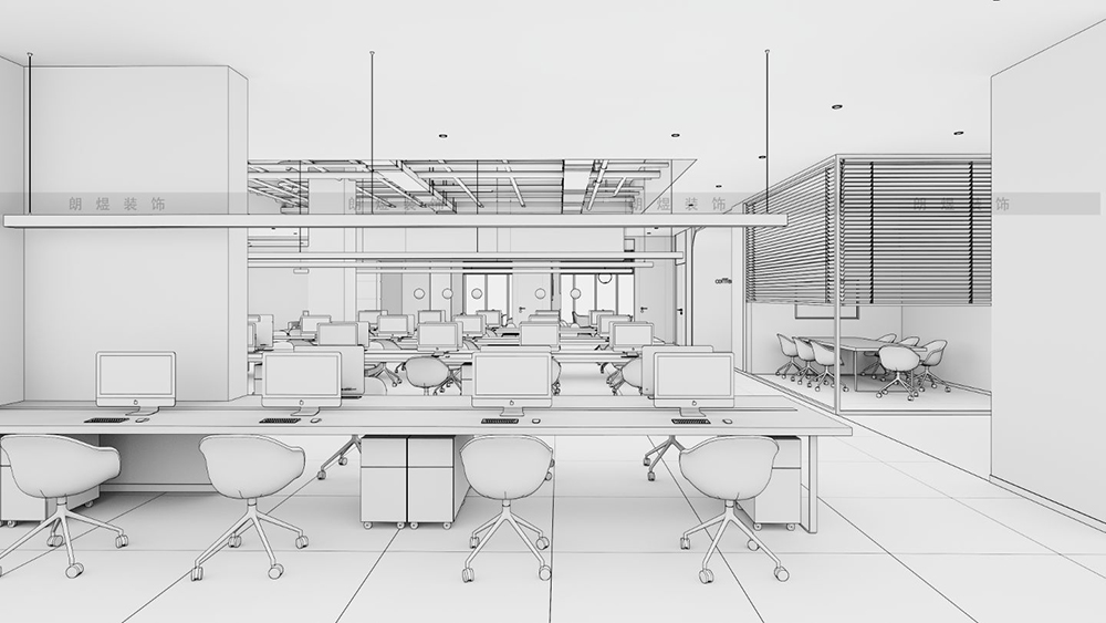 办公室场景建模设计