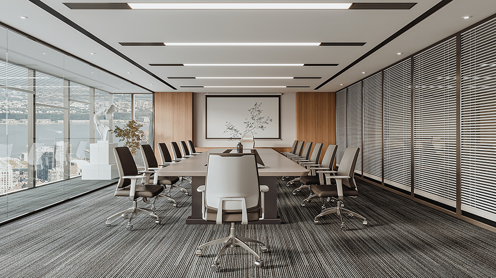 豪华办公室装修设计效果图