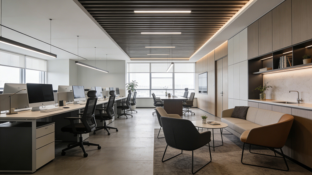 办公室装修硬装效果