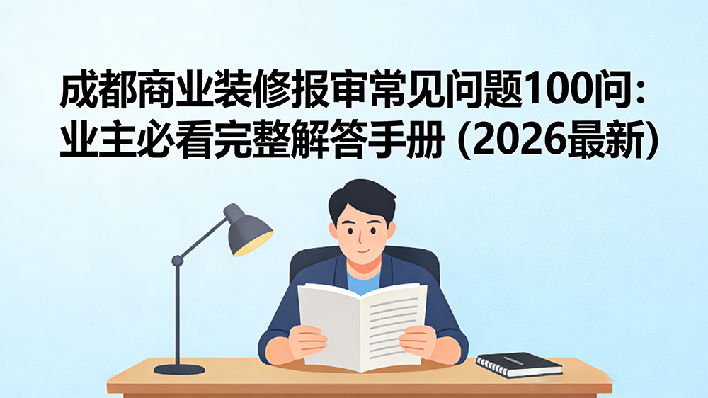 成都商业装修报审常见问题100问：业主必看完整解答手册（2026最新）