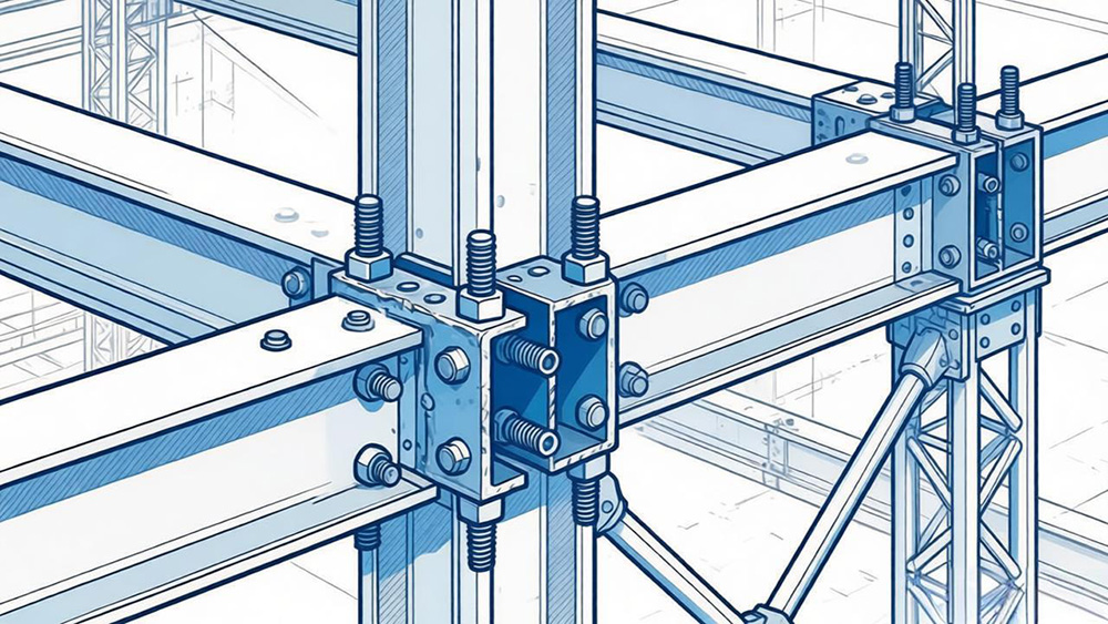 钢结构隔层的主体框架