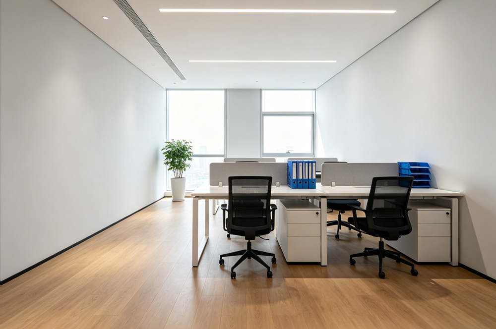 现代简约办公室7:2:1黄金配色比例