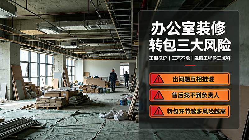 办公室装修转包三大风险